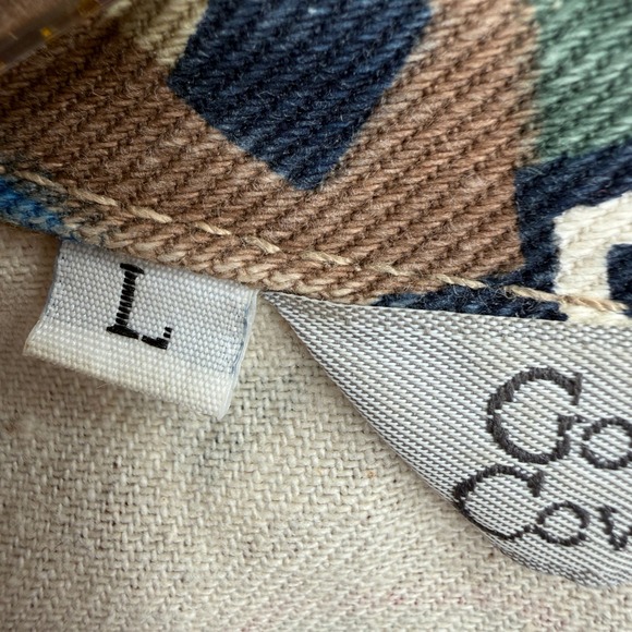 Vintage Gotcha Covered Southwestern Geometric Print Vest Made in USA Large - Picture 4 of 11